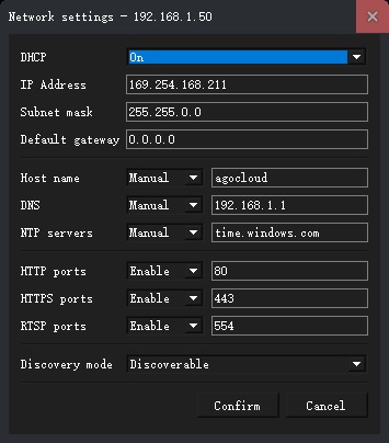 Network Settings