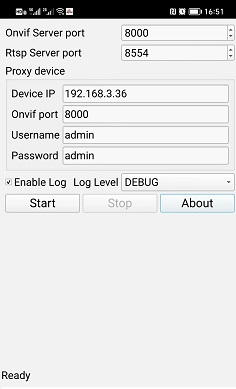 onvif proxy android