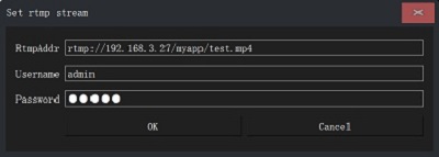 set rtsp stream