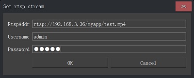set rtsp stream